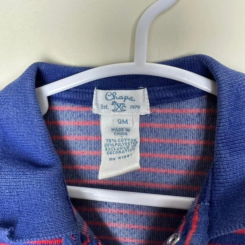Chaps blue red